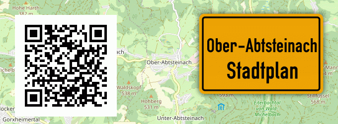 Stadtplan Ober-Abtsteinach