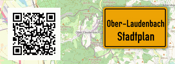 Stadtplan Ober-Laudenbach