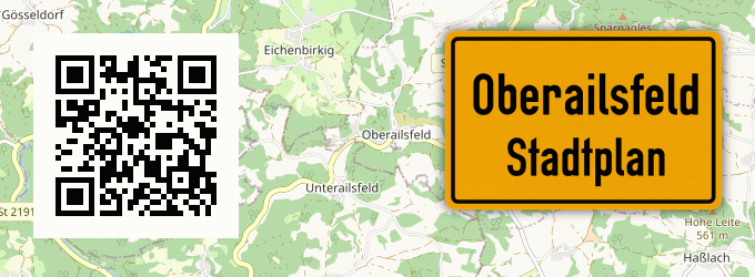 Stadtplan Oberailsfeld