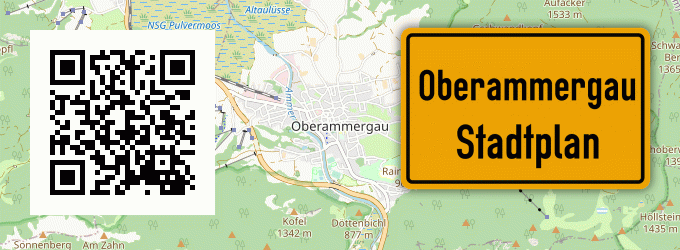 Stadtplan Oberammergau