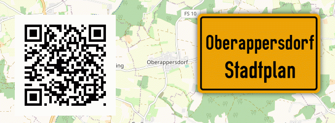 Stadtplan Oberappersdorf