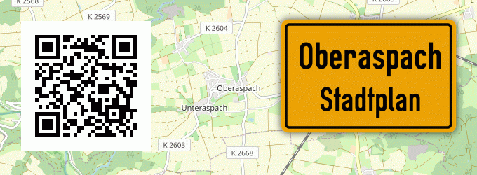 Stadtplan Oberaspach
