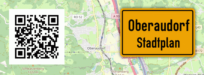 Stadtplan Oberaudorf
