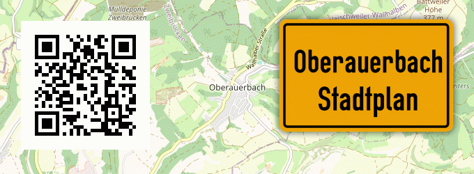 Stadtplan Oberauerbach, Pfalz