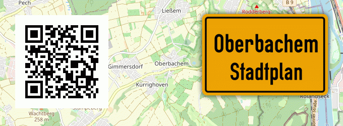 Stadtplan Oberbachem