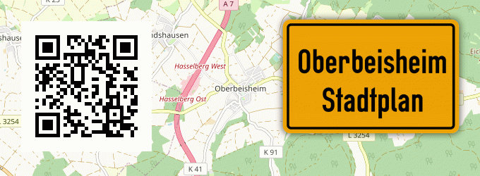 Stadtplan Oberbeisheim