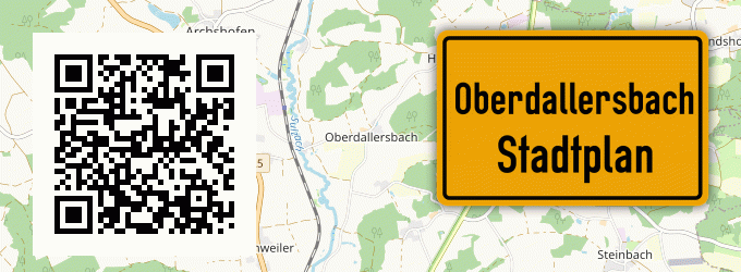Stadtplan Oberdallersbach