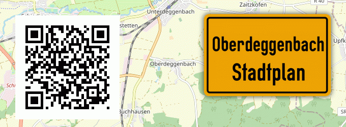 Stadtplan Oberdeggenbach