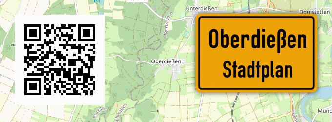 Stadtplan Oberdießen