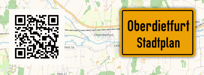 Stadtplan Oberdietfurt, Rott
