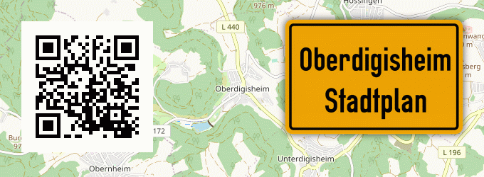 Stadtplan Oberdigisheim