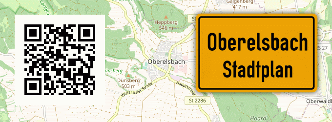 Stadtplan Oberelsbach