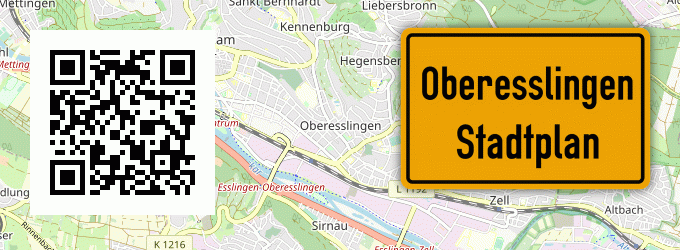 Stadtplan Oberesslingen