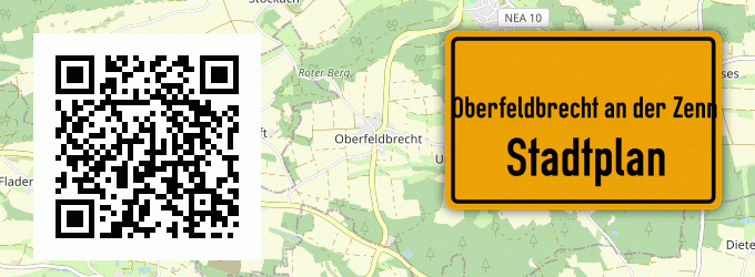 Stadtplan Oberfeldbrecht an der Zenn