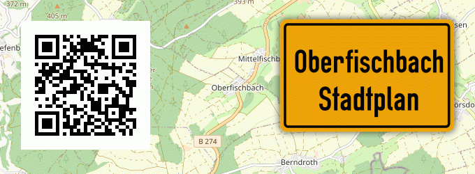 Stadtplan Oberfischbach, Rhein-Lahn-Kreis