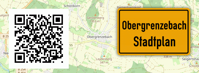 Stadtplan Obergrenzebach