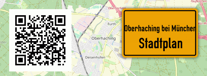 Stadtplan Oberhaching bei München