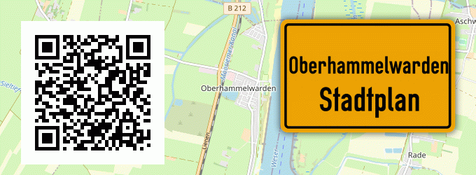 Stadtplan Oberhammelwarden