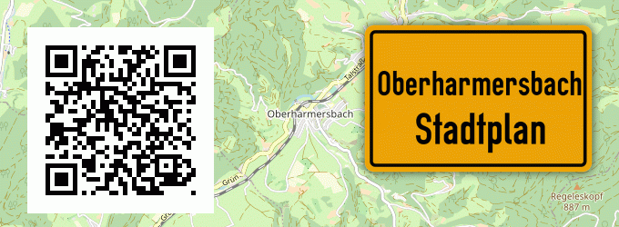 Stadtplan Oberharmersbach