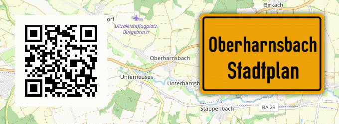 Stadtplan Oberharnsbach