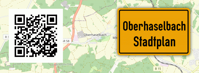 Stadtplan Oberhaselbach