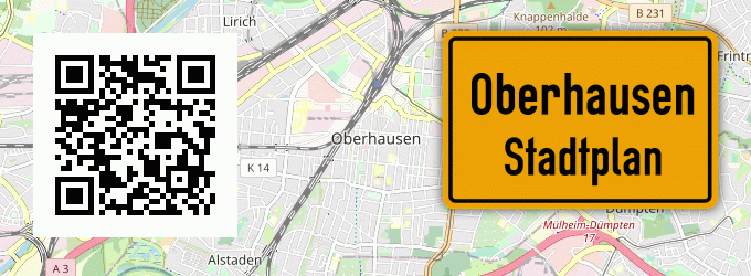 Stadtplan Oberhausen