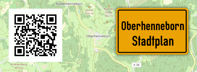 Stadtplan Oberhenneborn