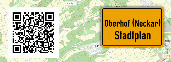 Stadtplan Oberhof (Neckar)