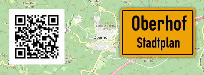 Stadtplan Oberhof
