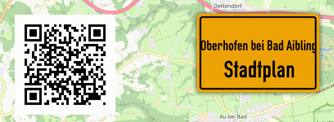Stadtplan Oberhofen bei Bad Aibling