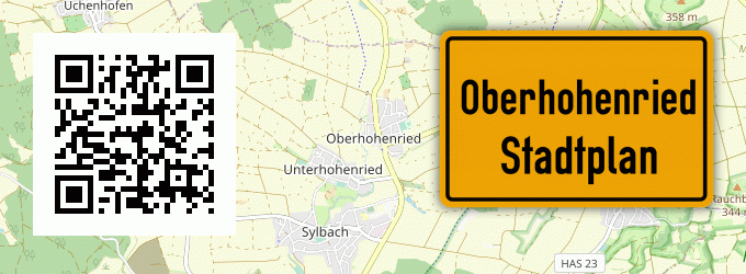 Stadtplan Oberhohenried