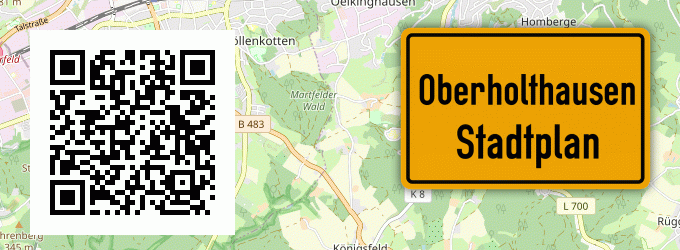 Stadtplan Oberholthausen