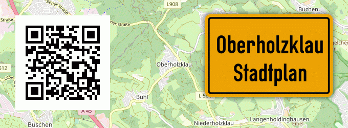 Stadtplan Oberholzklau