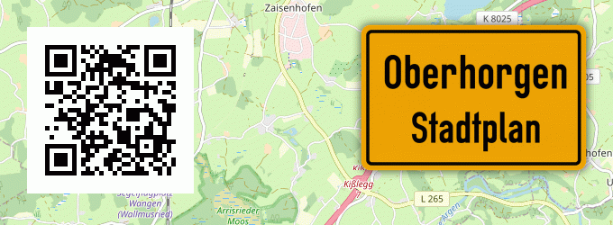 Stadtplan Oberhorgen