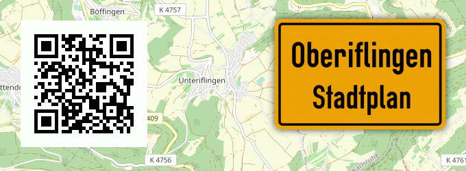 Stadtplan Oberiflingen