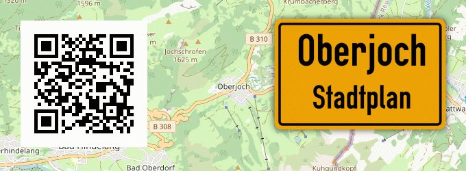 Stadtplan Oberjoch