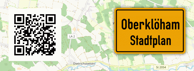 Stadtplan Oberklöham