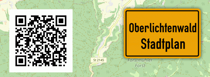 Stadtplan Oberlichtenwald