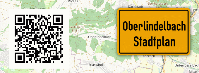 Stadtplan Oberlindelbach
