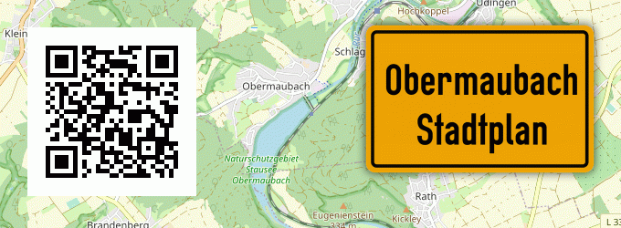 Stadtplan Obermaubach
