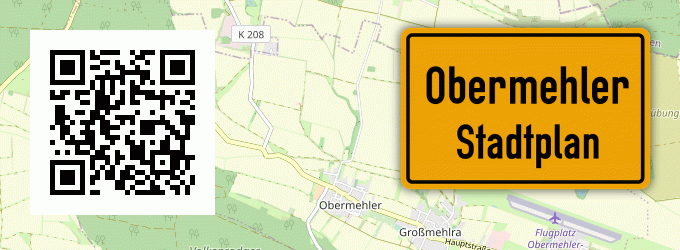 Stadtplan Obermehler
