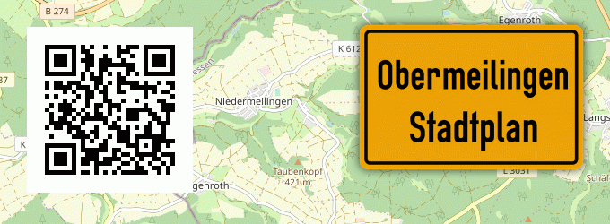 Stadtplan Obermeilingen