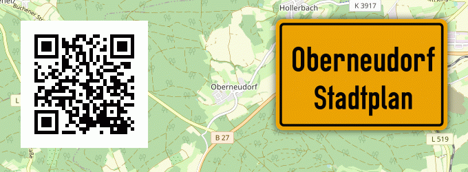 Stadtplan Oberneudorf, Baden
