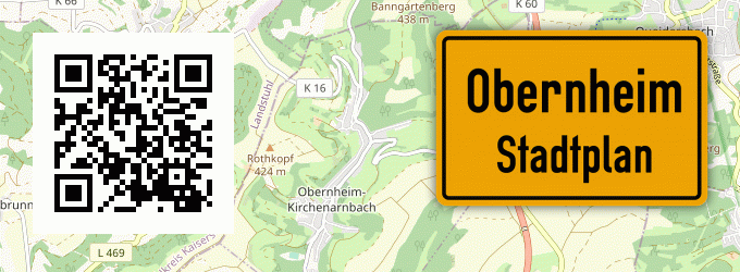 Stadtplan Obernheim