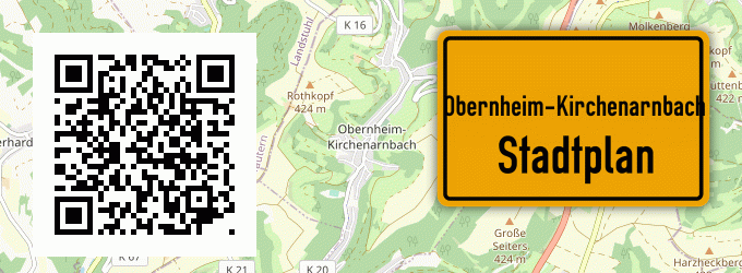Stadtplan Obernheim-Kirchenarnbach