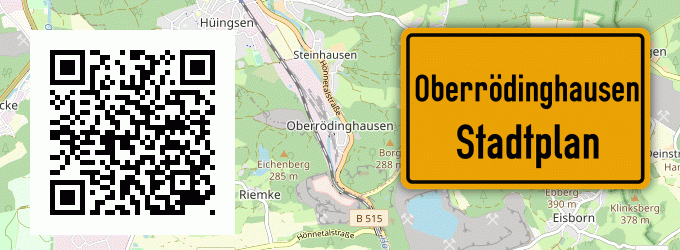 Stadtplan Oberrödinghausen