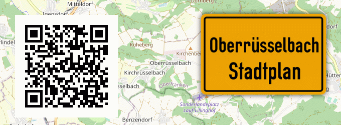 Stadtplan Oberrüsselbach