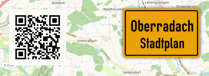 Stadtplan Oberradach
