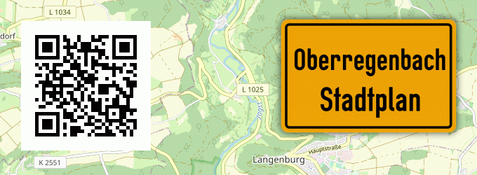 Stadtplan Oberregenbach
