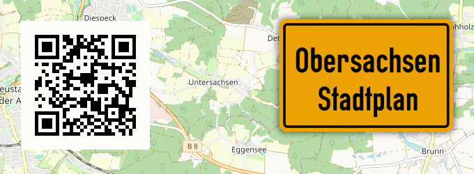 Stadtplan Obersachsen